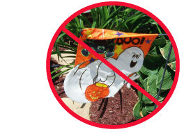 no garden flag hooks